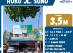 (JUAL) Ruko Jl.Sunu 182