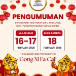 Libur Tahun Baru Imlek 2026