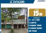 (JUAL) Ruko 3 Petak Jl. Ratulangi
