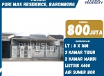 (JUAL) Rumah Puri Mas Residence B8 Barombong