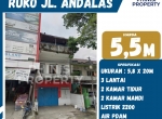 (JUAL) Ruko Jl. Andalas no.3