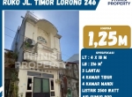 (JUAL) Ruko Jl. Timor Lorong 246 no 9